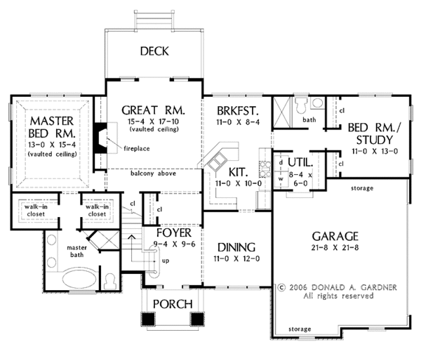 Architectural House Design - European Floor Plan - Main Floor Plan #929-816