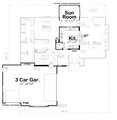 Contemporary Style House Plan - 4 Beds 2.5 Baths 2774 Sq/Ft Plan #20-2474 