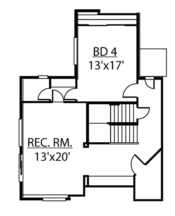 Dream House Plan - Contemporary Floor Plan - Lower Floor Plan #951-10