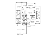 European Style House Plan - 4 Beds 3.5 Baths 2611 Sq/Ft Plan #17-3330 