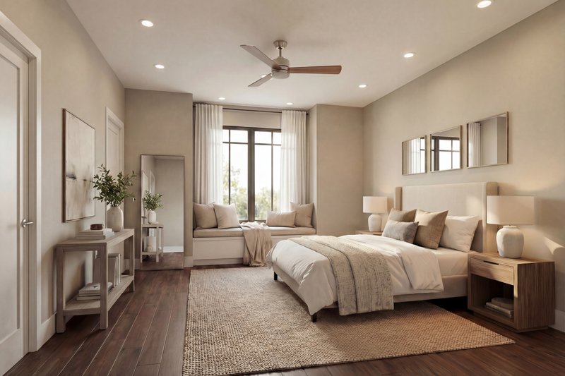 House Design - Interior - Bedroom for Farmhouse House Plan #120-296 - 4 bed, 3.5 bath