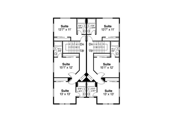 House Plan Design - Traditional Floor Plan - Upper Floor Plan #124-1296