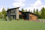 Contemporary Style House Plan - 3 Beds 2.5 Baths 2716 Sq/Ft Plan #48-1168 Exterior 
