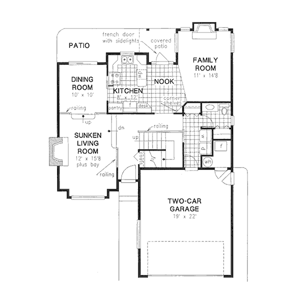 Traditional Floor Plan - Main Floor Plan #18-9078