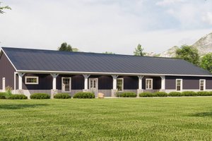 Country Exterior - Front Elevation Plan #1064-271