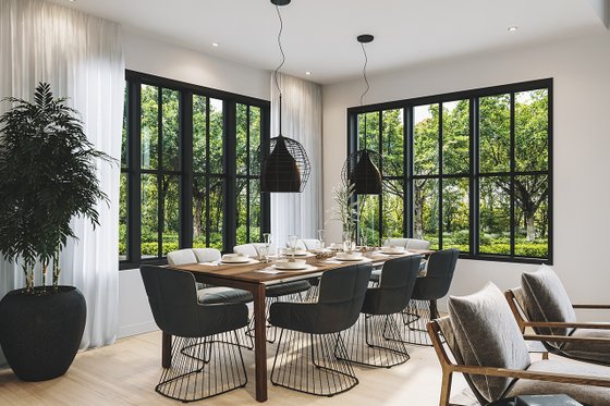 Interior - Dining Room for Farmhouse House Plan #23-2725 - 4 bed, 2.5 bath