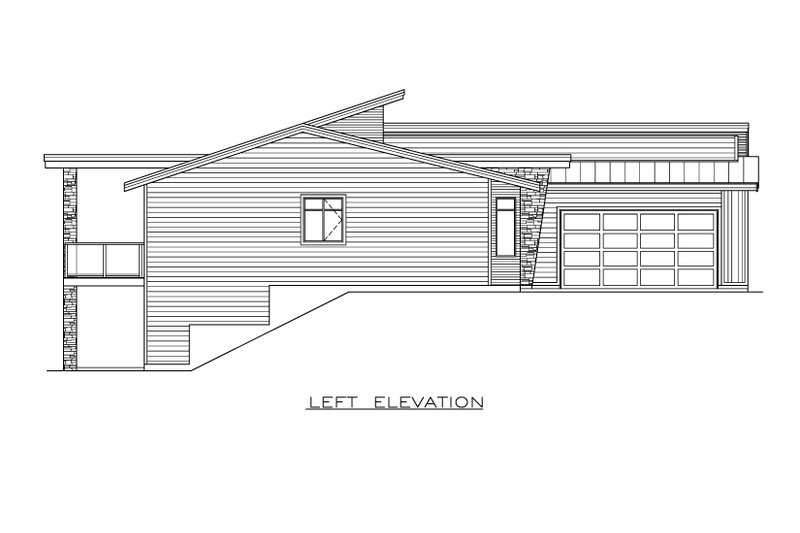 Home Plan - Exterior - Other Elevation for Contemporary House Plan #1100-70 - 3 bed, 2 bath