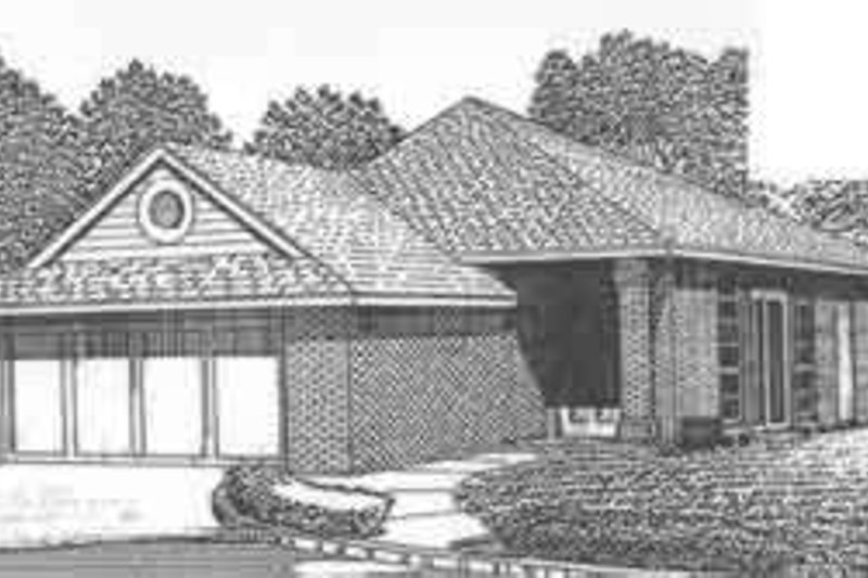 Traditional Style House Plan - 2 Beds 2 Baths 1205 Sq/Ft Plan #310-477