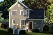 Country Style House Plan - 3 Beds 2.5 Baths 1167 Sq/Ft Plan #79-271 Exterior 