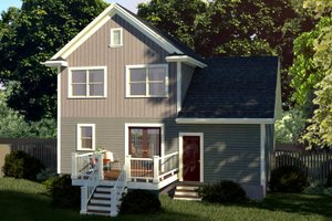 Exterior - Other Elevation for Country House Plan #79-271 - 3 bed, 2.5 bath