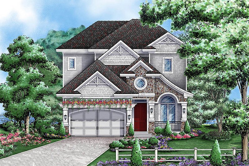 Traditional Style House Plan - 3 Beds 3 Baths 5521 Sq/Ft Plan #27-470