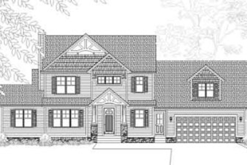 Traditional Style House Plan - 4 Beds 3 Baths 2715 Sq/Ft Plan #49-219