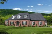 European Style House Plan - 5 Beds 6 Baths 4609 Sq/Ft Plan #932-28 