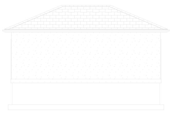 Exterior - Other Elevation 3 for Traditional House Plan #1060-146, 0 bath