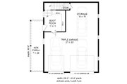 Cabin Style House Plan - 1 Beds 1 Baths 1646 Sq/Ft Plan #932-214 