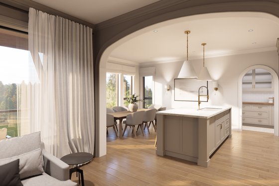 Interior - Kitchen 1 for Farmhouse House Plan #1114-14 - 4 bed, 2.5 bath