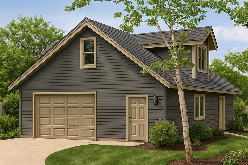 Home Plan - Traditional Exterior - Rear Elevation Plan #124-661
