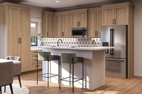 Interior - Kitchen for Traditional House Plan #455-390 - 5 bed, 3 bath