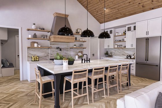 Interior - Kitchen for Farmhouse House Plan #119-473 - 3 bed, 3.5 bath