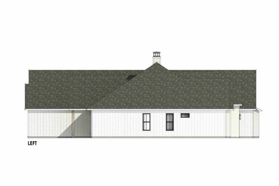 Exterior - Other Elevation for Farmhouse House Plan #1096-127 - 4 bed, 3.5 bath