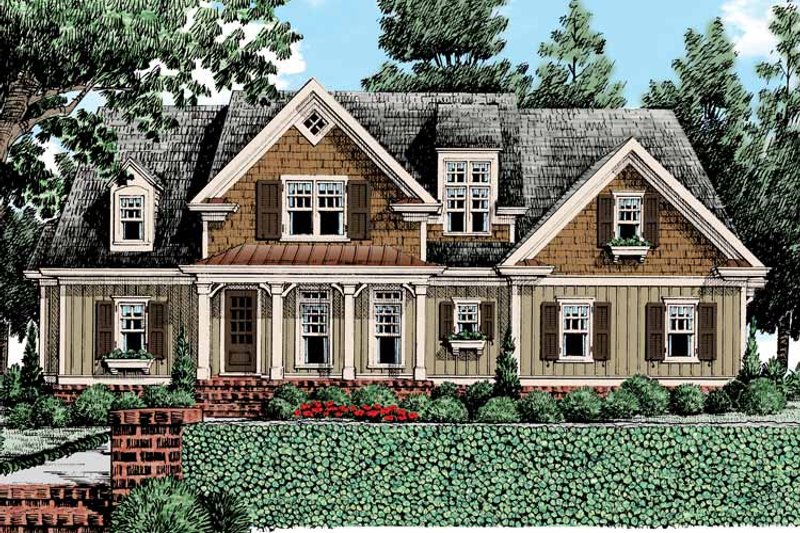 House Plan Design - Exterior - Front Elevation 3 for Country House Plan #927-434 - 4 bed, 3 bath
