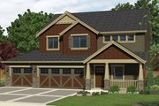 Craftsman Style House Plan - 3 Beds 2.5 Baths 2090 Sq/Ft Plan #943-29 