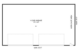 Floor Plan - Main Floor for Country House Plan #932-173, 0 bath