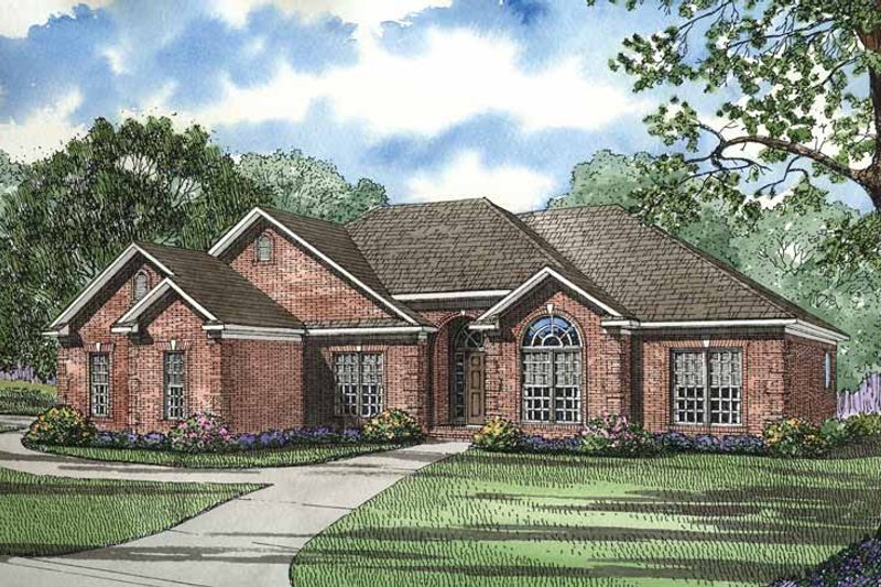 Dream House Plan - Ranch Exterior - Front Elevation Plan #17-2731