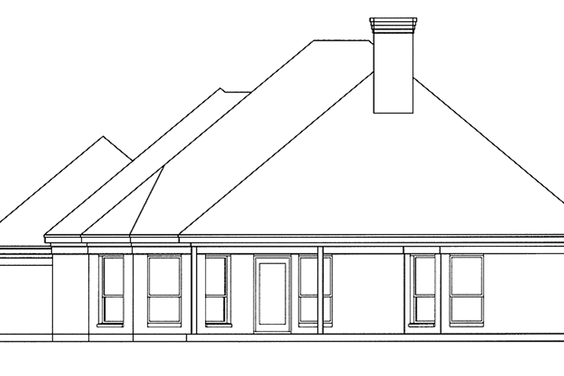 Dream House Plan - Exterior - Rear Elevation for Country House Plan #946-4 - 3 bed, 2 bath
