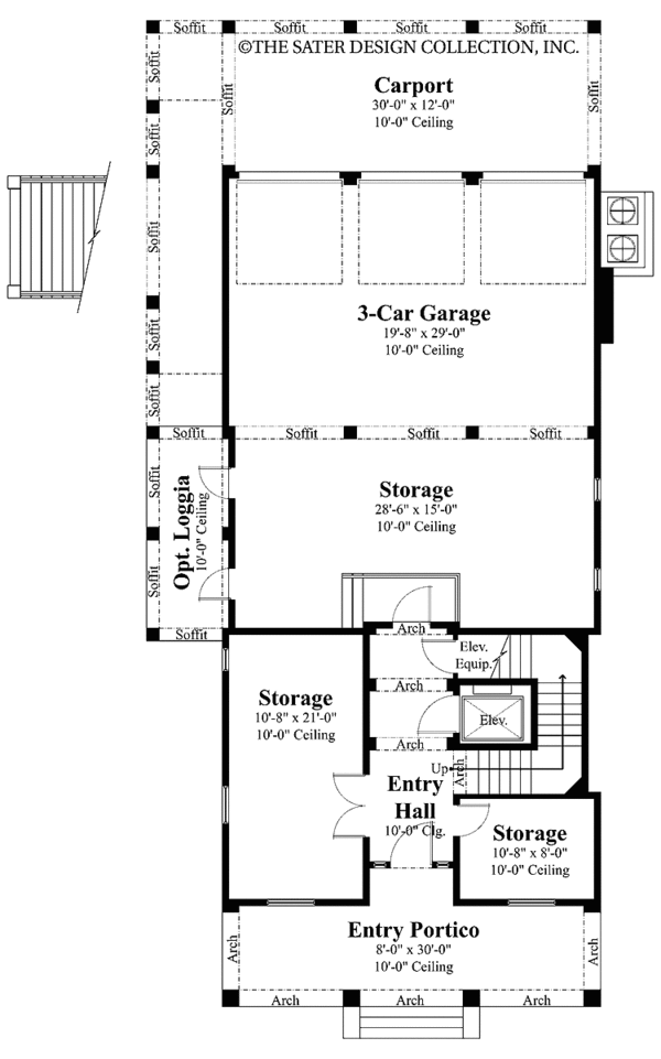House Design - Traditional Floor Plan - Lower Floor Plan #930-403