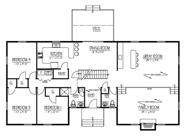 Home Plan - Country Floor Plan - Main Floor Plan #1061-36