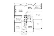 Colonial Style House Plan - 6 Beds 5.5 Baths 5883 Sq/Ft Plan #411-584 