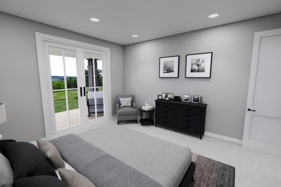 Interior - Master Bedroom 1 for Farmhouse House Plan #51-1302 - 3 bed, 3.5 bath