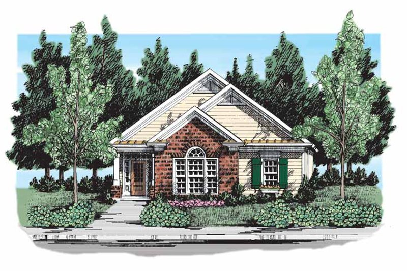 Dream House Plan - Ranch Exterior - Front Elevation Plan #927-302