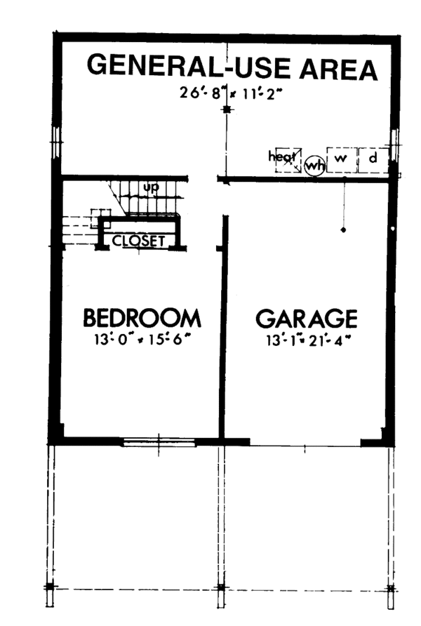 Dream House Plan - Contemporary Floor Plan - Upper Floor Plan #320-805