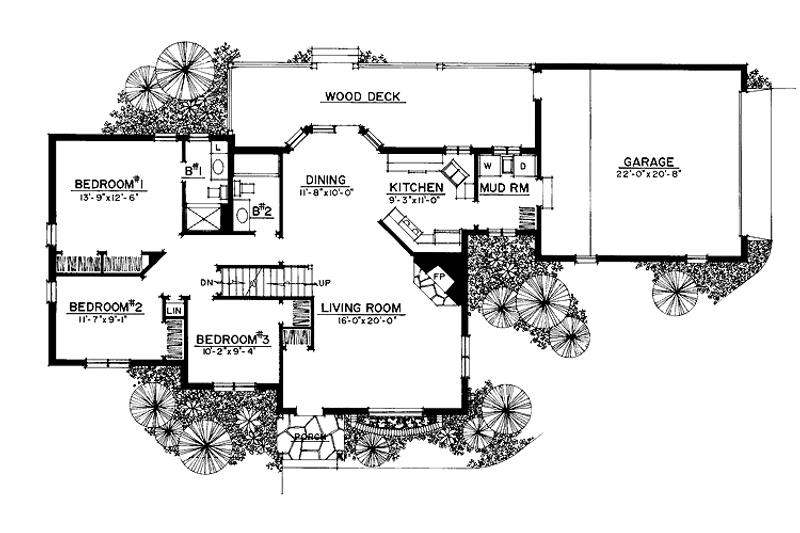 Dream House Plan - Floor Plan - Main Floor for Traditional House Plan #1016-64 - 3 bed, 3 bath