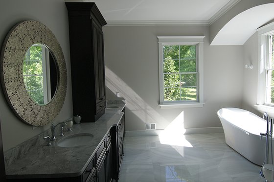 Interior - Master Bathroom for European House Plan #1057-2 - 4 bed, 3.5 bath