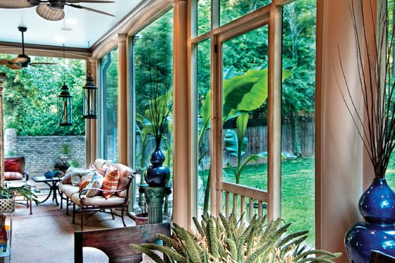 Exterior - Outdoor Living 1 for Mediterranean House Plan #930-70 - 3 bed, 2.5 bath