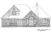 Traditional Style House Plan - 3 Beds 2.5 Baths 2075 Sq/Ft Plan #929-511 Exterior 