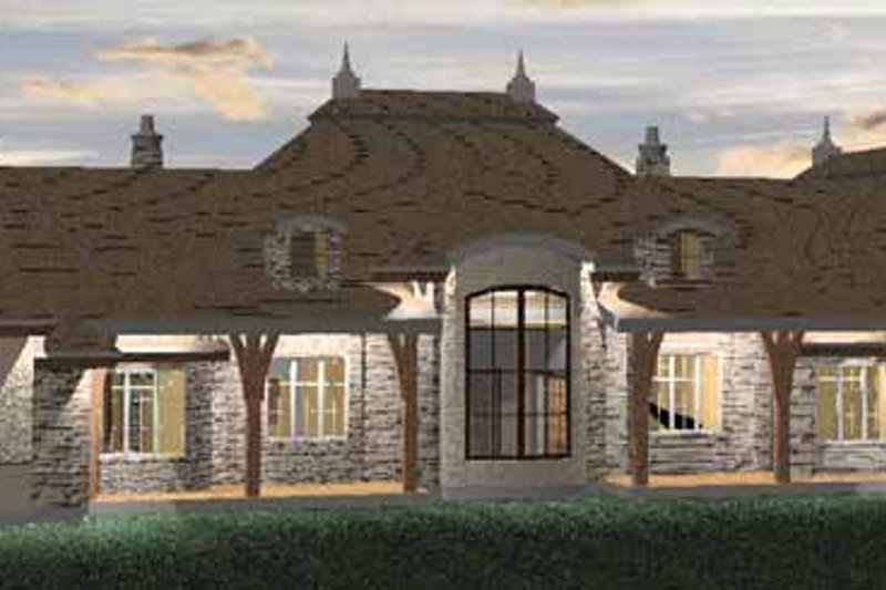 Dream House Plan - Exterior - Rear Elevation for Country House Plan #937-26 - 4 bed, 4 bath