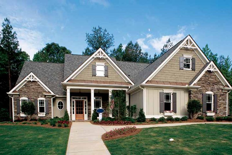 Home Plan - Country Exterior - Front Elevation Plan #927-169