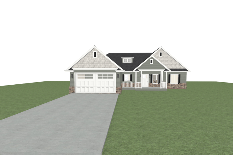 Architectural House Design - Photo 19 for Farmhouse House Plan #1109-18 - 3 bed, 2 bath