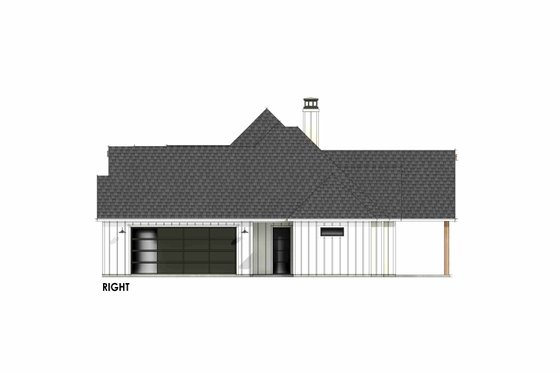 Exterior - Other Elevation 1 for Country House Plan #1096-71 - 4 bed, 3 bath