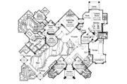 Mediterranean Style House Plan - 3 Beds 3.5 Baths 6457 Sq/Ft Plan #930-109 