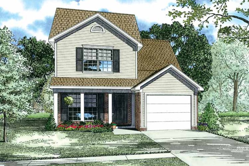 Home Plan - Country Exterior - Front Elevation Plan #17-2746