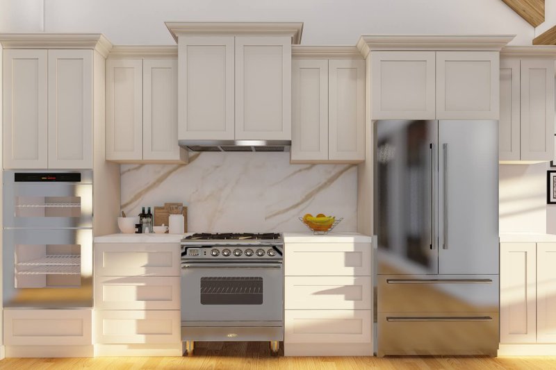 Architectural House Design - Interior - Kitchen 2 for Country House Plan #17-2596 - 5 bed, 6 bath
