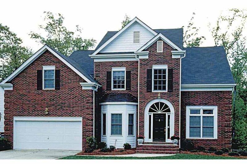 Architectural House Design - Exterior - Front Elevation 3 for Colonial House Plan #453-478 - 3 bed, 2.5 bath