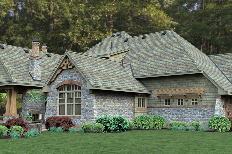 Architectural House Design - Exterior - Other Elevation 2 for Craftsman House Plan #120-179 - 3 bed, 3 bath