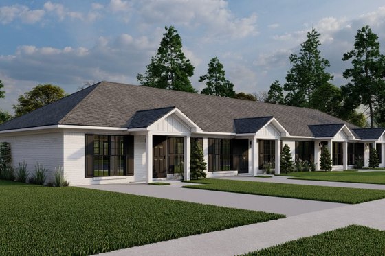 Exterior - Other Elevation 3 for Traditional House Plan #923-397 - 2 bed, 1 bath