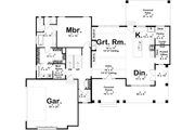 Farmhouse Style House Plan - 3 Beds 2.5 Baths 2454 Sq/Ft Plan #455-440 